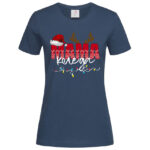 дамска коледна тениска с надпис мама коледа