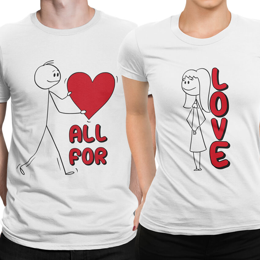 Комплект All For Love (2 Тениски)