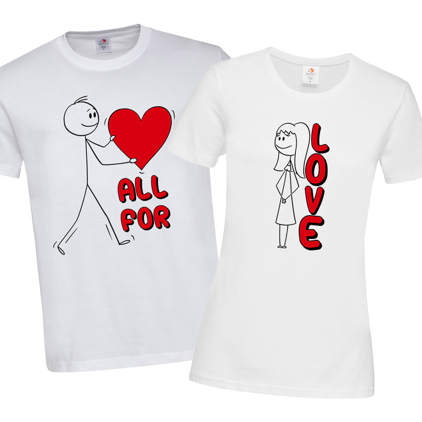 Комплект All For Love (2 Тениски)