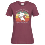 дамска тениска с щампа busy being fabulous