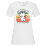 дамска тениска с щампа busy being fabulous