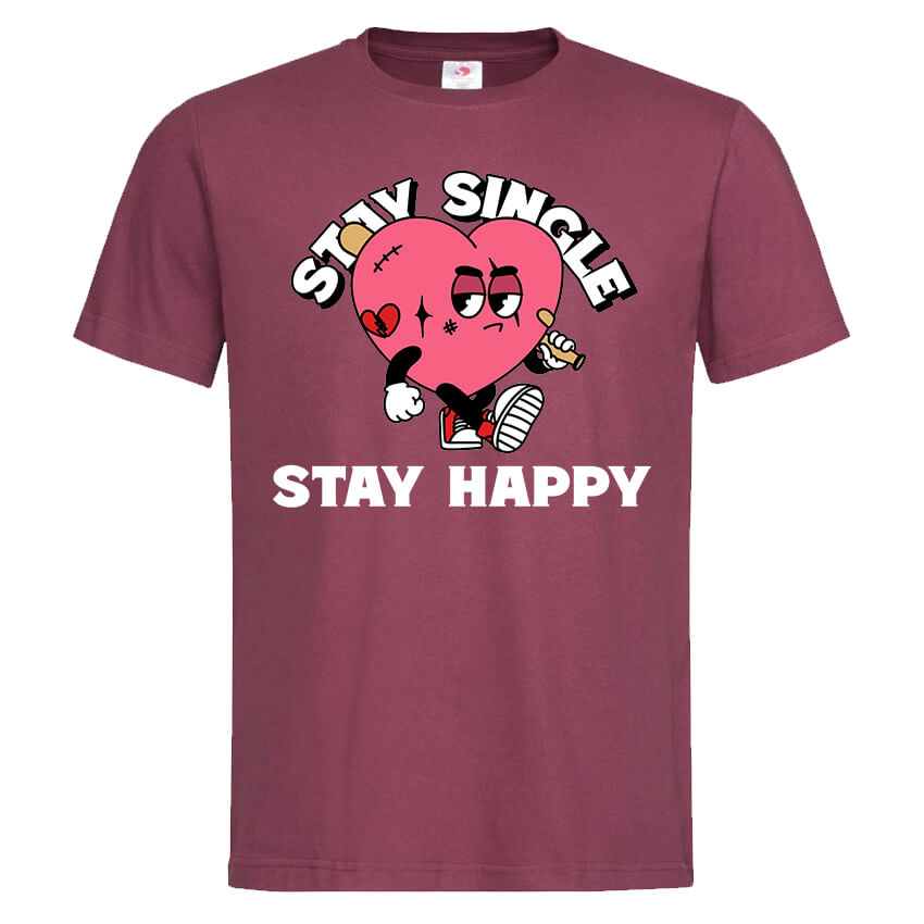 Мъжка Тениска Stay Happy