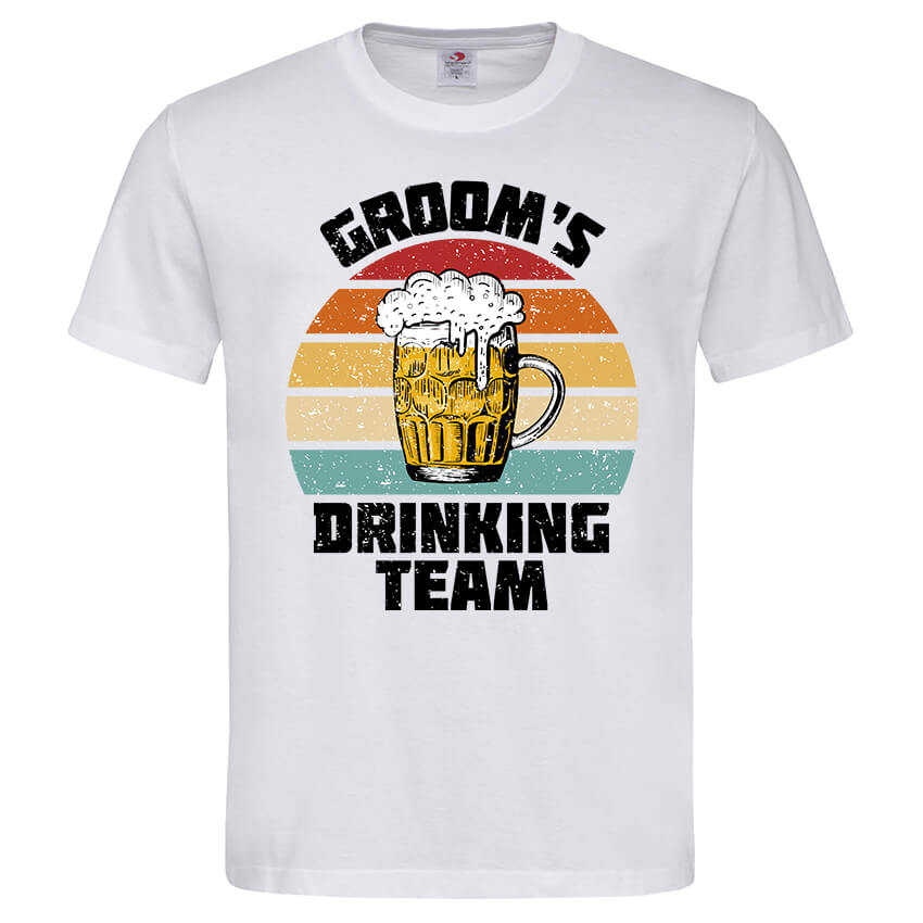 Мъжка Тениска Groom’s Drinking Team