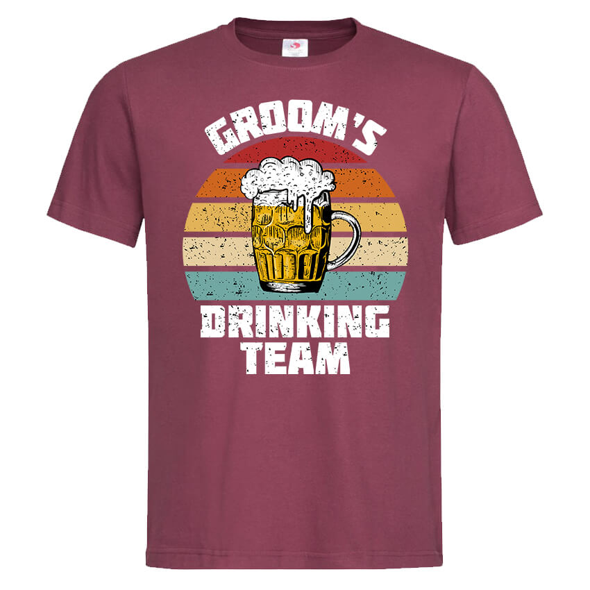 Мъжка Тениска Groom’s Drinking Team