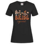дамска тениска vintage bride squad