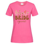 дамска тениска vintage bride squad