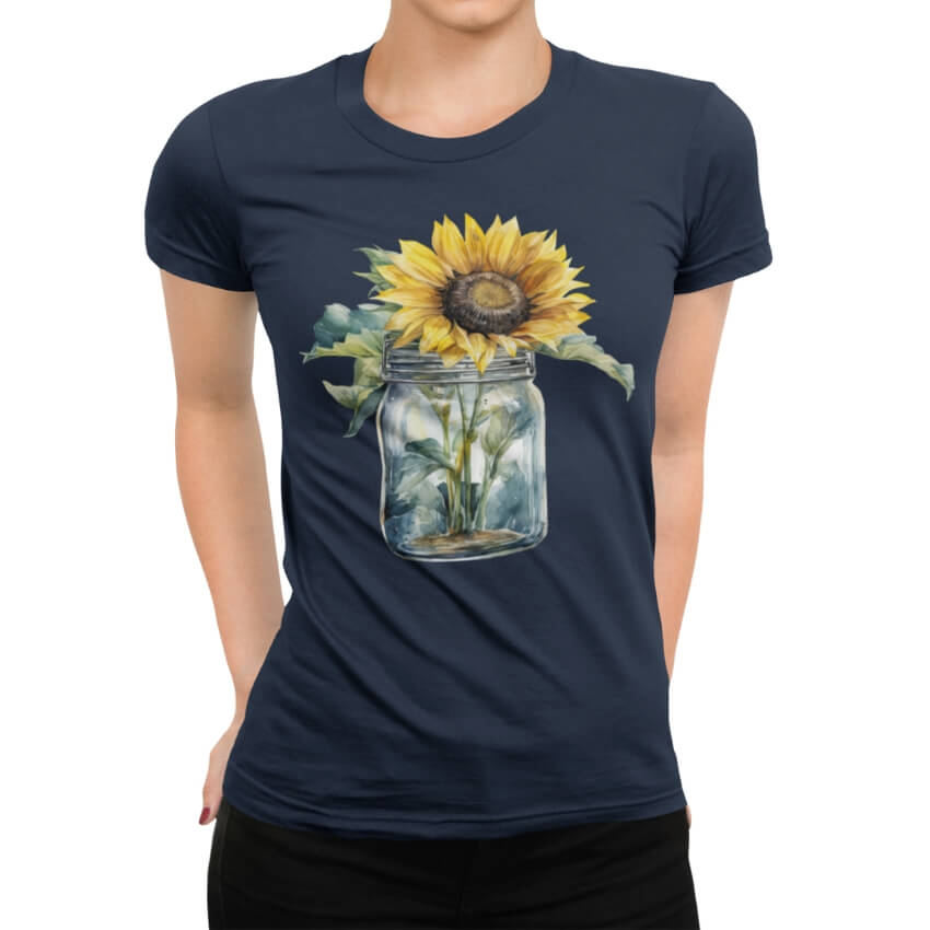 Дамска Тениска Vintage Sunflower