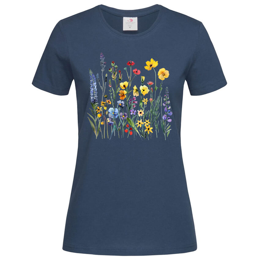 Дамска Тениска Wildflowers Garden