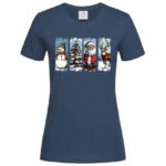 дамска коледна тениска коледно настроение