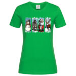 дамска коледна тениска коледно настроение