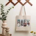 коледна еко чанта коледно настроение