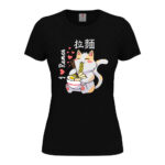 дамска тениска с надпис i love ramen