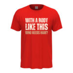 мъжка тениска с щампа who needs hair