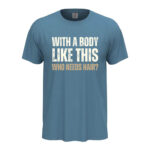 мъжка тениска с щампа who needs hair