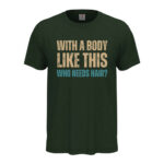 мъжка тениска с щампа who needs hair