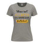 дамска тениска с надпис motherhood