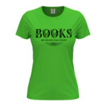 дамска тениска с надпис books