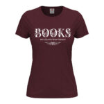 дамска тениска с надпис books