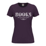 дамска тениска с надпис books