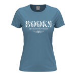 дамска тениска с надпис books