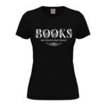 дамска тениска с надпис books