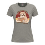 дамска тениска с щампа books and naps