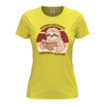 дамска тениска с щампа books and naps