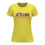 дамска тениска с щампа freadom
