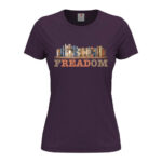 дамска тениска с щампа freadom