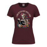 дамска тениска с щампа over a book