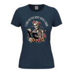 дамска тениска с щампа over a book