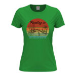 дамска тениска reading is my escape route