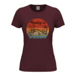 дамска тениска reading is my escape route