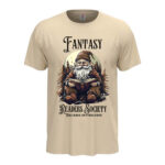 мъжка тениска с щампа readers society