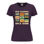 дамска тениска с щампа old school vibe