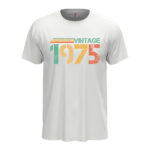 мъжка тениска vintage year за рожден ден