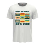 мъжка тениска с щампа old school vibe