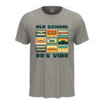 мъжка тениска с щампа old school vibe
