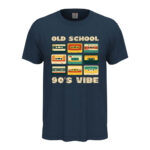 мъжка тениска с щампа old school vibe
