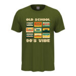мъжка тениска с щампа old school vibe