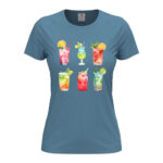 дамска тениска с картинка summer cocktails дамски тениски от inamood