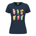 дамска тениска с картинка summer cocktails дамски тениски от inamood