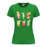 дамска тениска с картинка summer cocktails дамски тениски от inamood