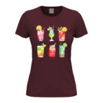 дамска тениска с картинка summer cocktails дамски тениски от inamood