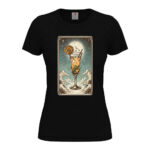 дамска тениска с щампа the cocktail