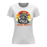 дамска тениска с щампа wine not тениски с принт от inamood