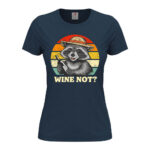 дамска тениска с щампа wine not тениски с принт от inamood