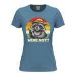 дамска тениска с щампа wine not тениски с принт от inamood
