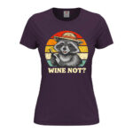 дамска тениска с щампа wine not тениски с принт от inamood