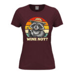 дамска тениска с щампа wine not тениски с принт от inamood